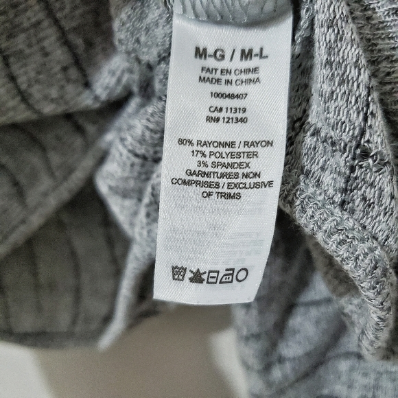 DYNAMITE Knit Top Batwing Stripes Size M - Picture 5 of 8